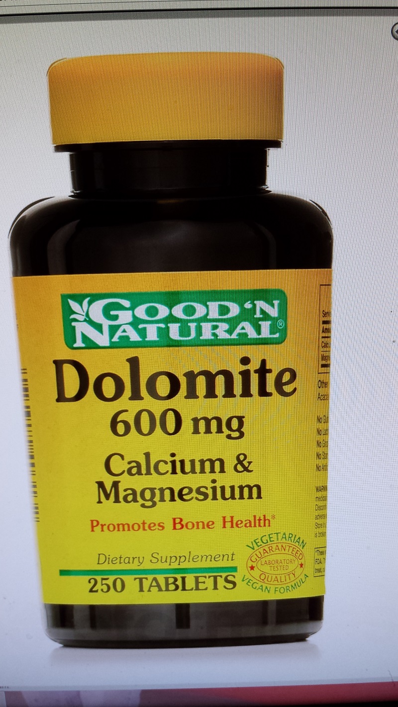 CGrowth Capital, Inc. (CGRA): Dolomite 600 mg Calcium & Magnesium supports  bone health.