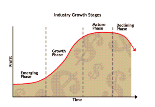 Expected near. Industry growth. Business Internal growth Sample. Stages of the emergence of the right.