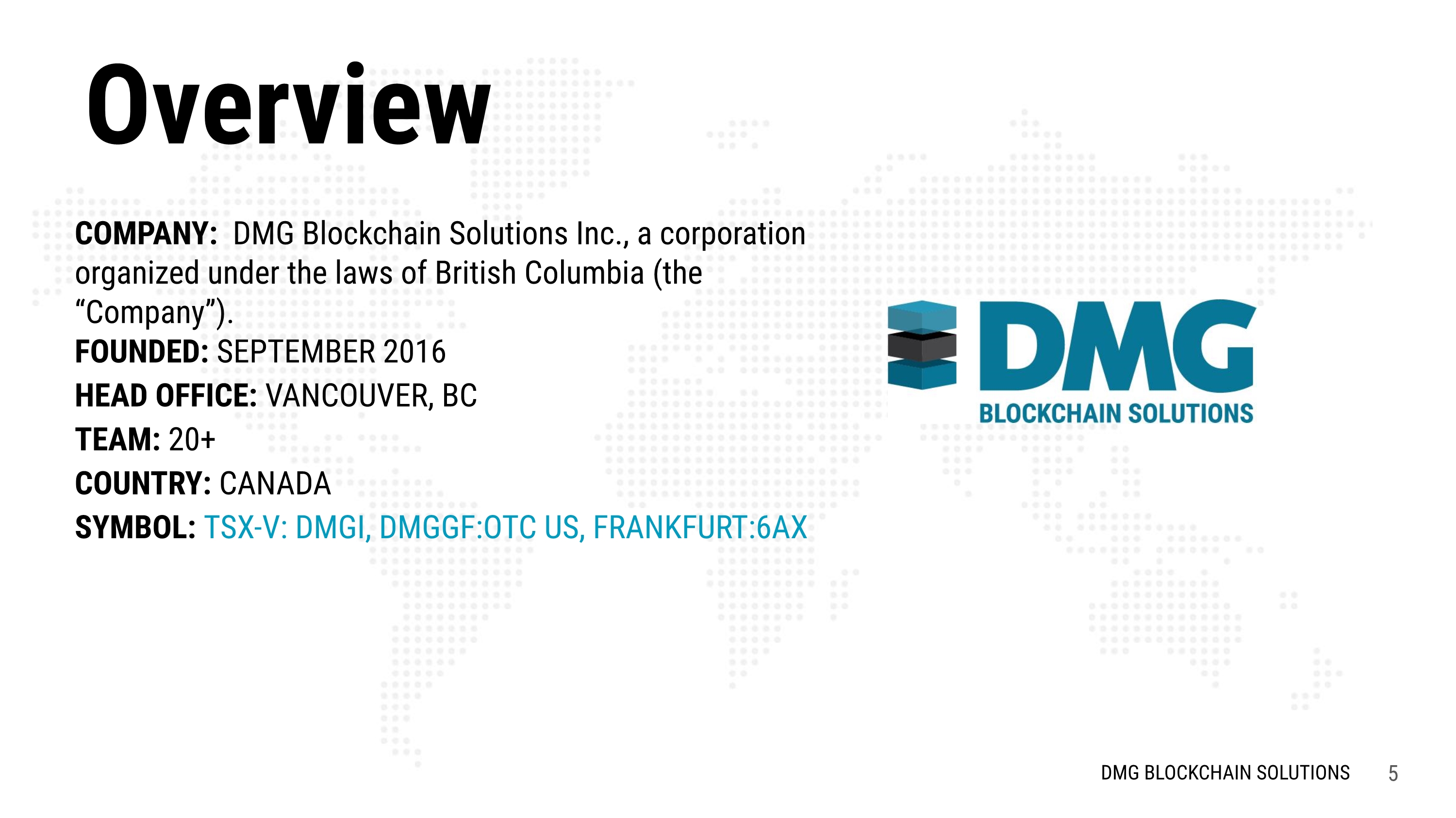 Dmg Blockchain Solutions Inc Vancouver